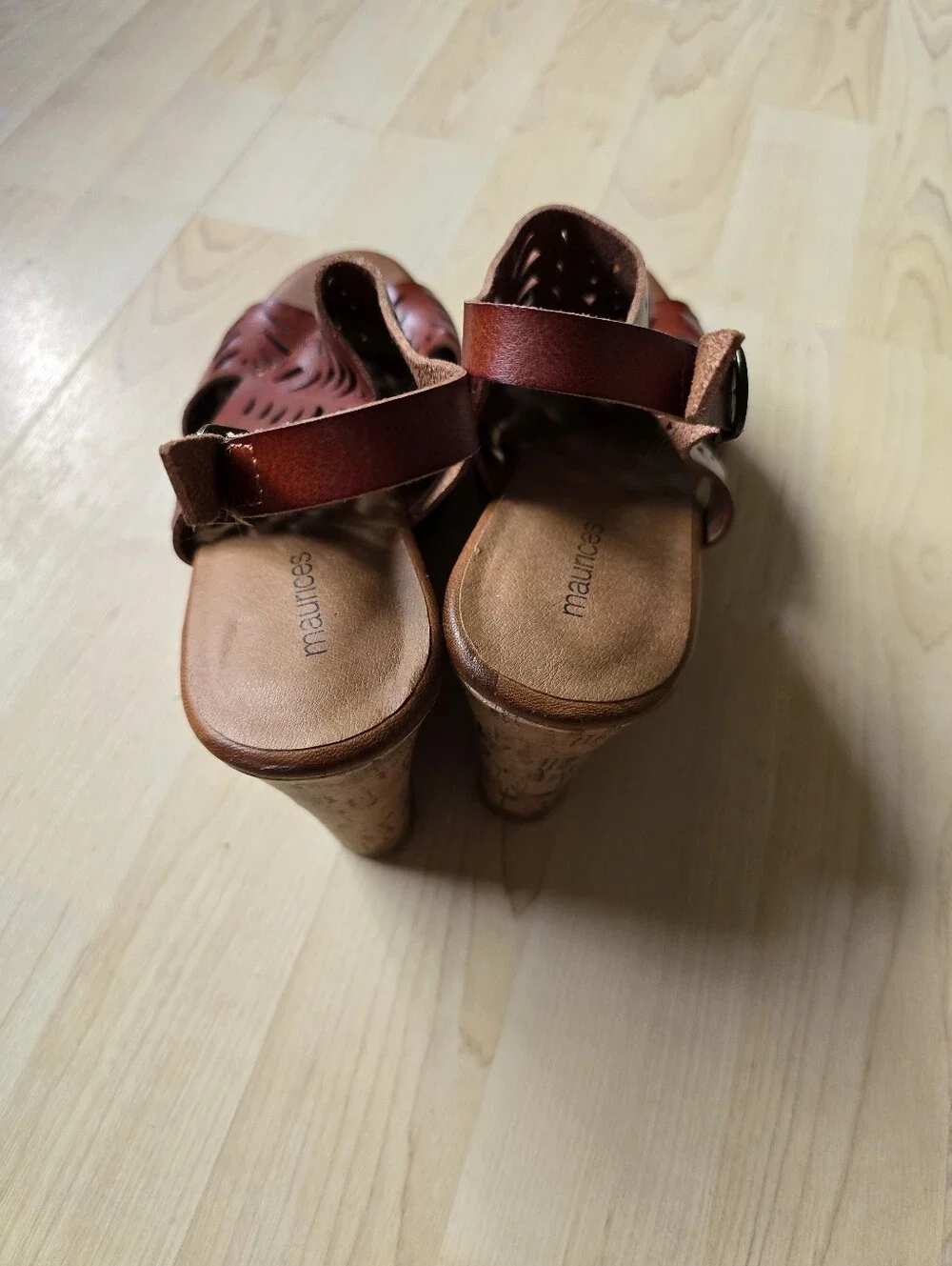 Maurices Brown Wedges Size 10 NWOT